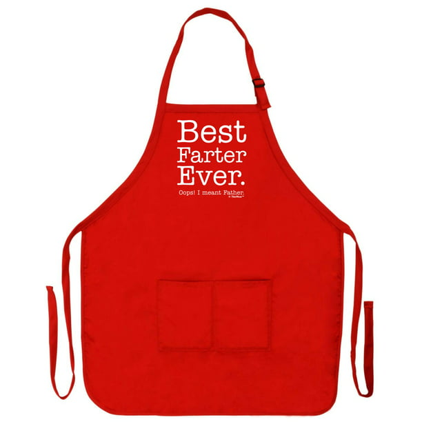 King of the Grill Beer Pocket Novelty Apron Black-Insulated Grilling Apron 